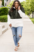 Plus Size Half Zipper Fleece Sweatshirt with Pocket - Minihomy