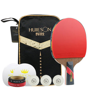 Double-sided anti-adhesive six-star table tennis racket