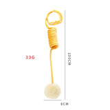 Cat Toy Self-Hi Sucker Spring Rabbit Hair Ball Interactive Play Pet Supplies Interactive Toys