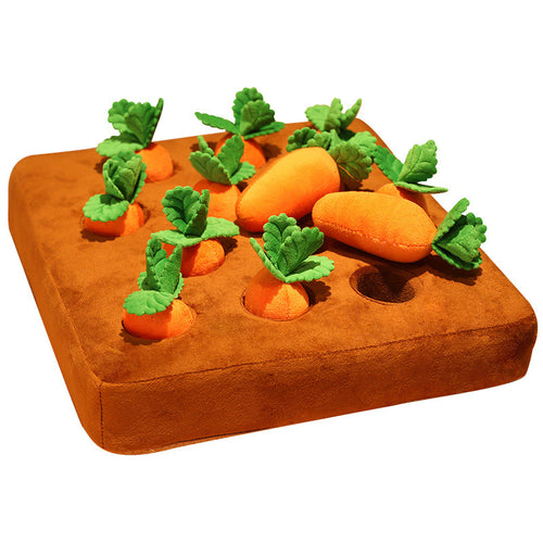 Pet Dog Toys Carrot Plush Toy Vegetable Chew Toy For Dogs Snuffle Mat For Dogs Cats Durable Chew Puppy Toy Dogs Accessories