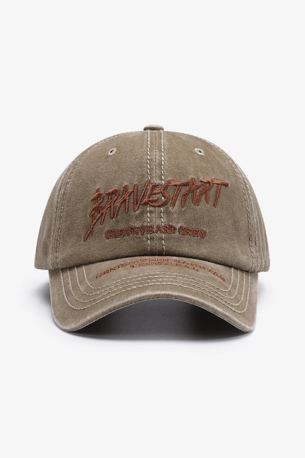 BRAVE START Graphic Baseball Cap