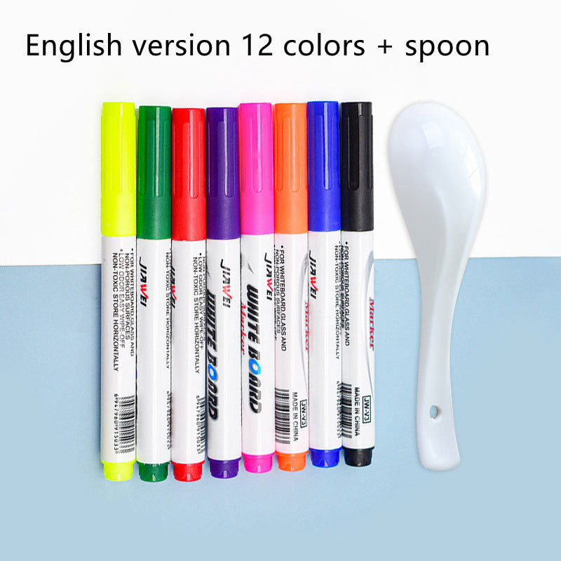 Children's Whiteboard Erasable Water-based Marker - Minihomy