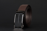 Men's Leather Pin Buckle Belt - Casual, Dressy, Durable & Stylish