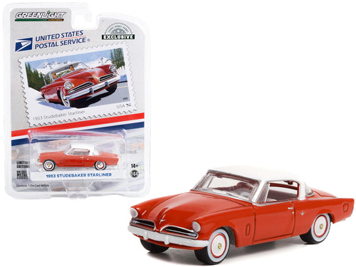 1953 Studebaker Starliner Red with White Top USPS (United States Postal Service)