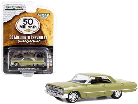1963 Chevrolet Impala SS Special Gold Metallic Paint 