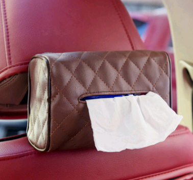 Sun visor chair back-mounted car interior tissue box creative car supplies paper towel set