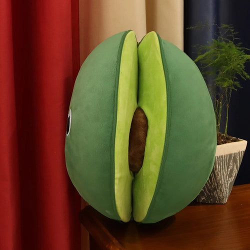 Cute Fruit Avocado Plush Toy and  Cushion Home Room Decor