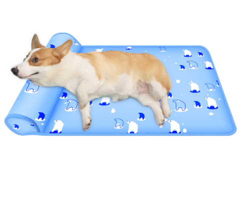 Breathable Ice Pad Washable Sofa Print Cooling Pet Dog Bed For Dogs
