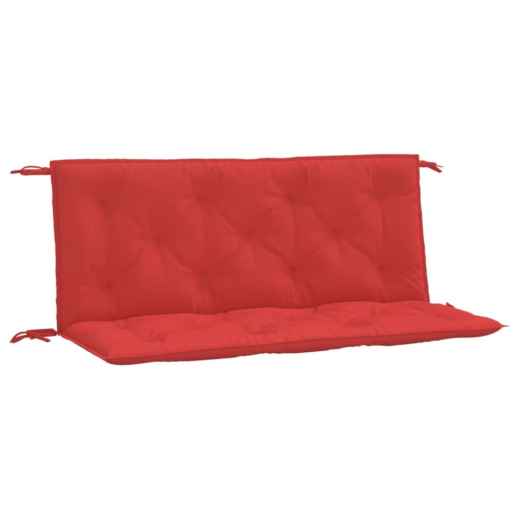 vidaXL Garden Bench Cushions 2pcs Red 47.2"x19.7"x2.8" Oxford Fabric