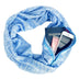 Multi-function Storage Zipper Scarf Multi-color Optional - Minihomy