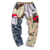 Large size loose camouflage tooling men's elastic waist casual trousers - Minihomy