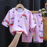 Summer Clothes Cotton Silk Air-conditioning Clothes Baby Clothes