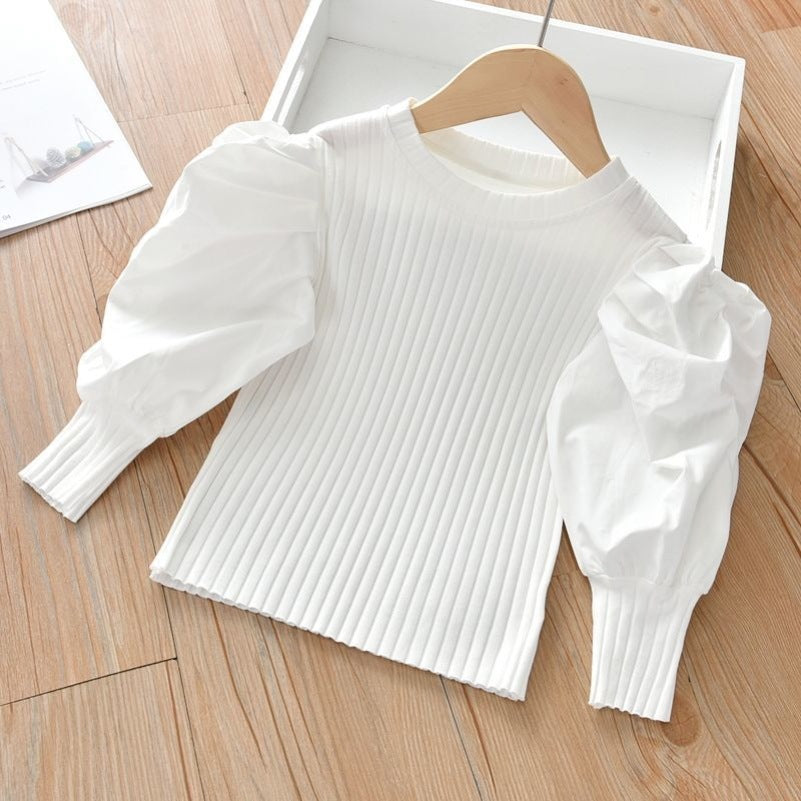 Girls Western Style Long Sleeved T Shirt: Casual Chic for Every Day