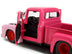 1956 Ford F-100 Pickup Truck Pink with Graphics and Franken Berry Diecast Figure "Franken Berry" - Minihomy