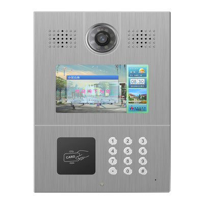 Door interphone visual city entrance guard interlocking OEM processing manufacturer's mobile unlock door