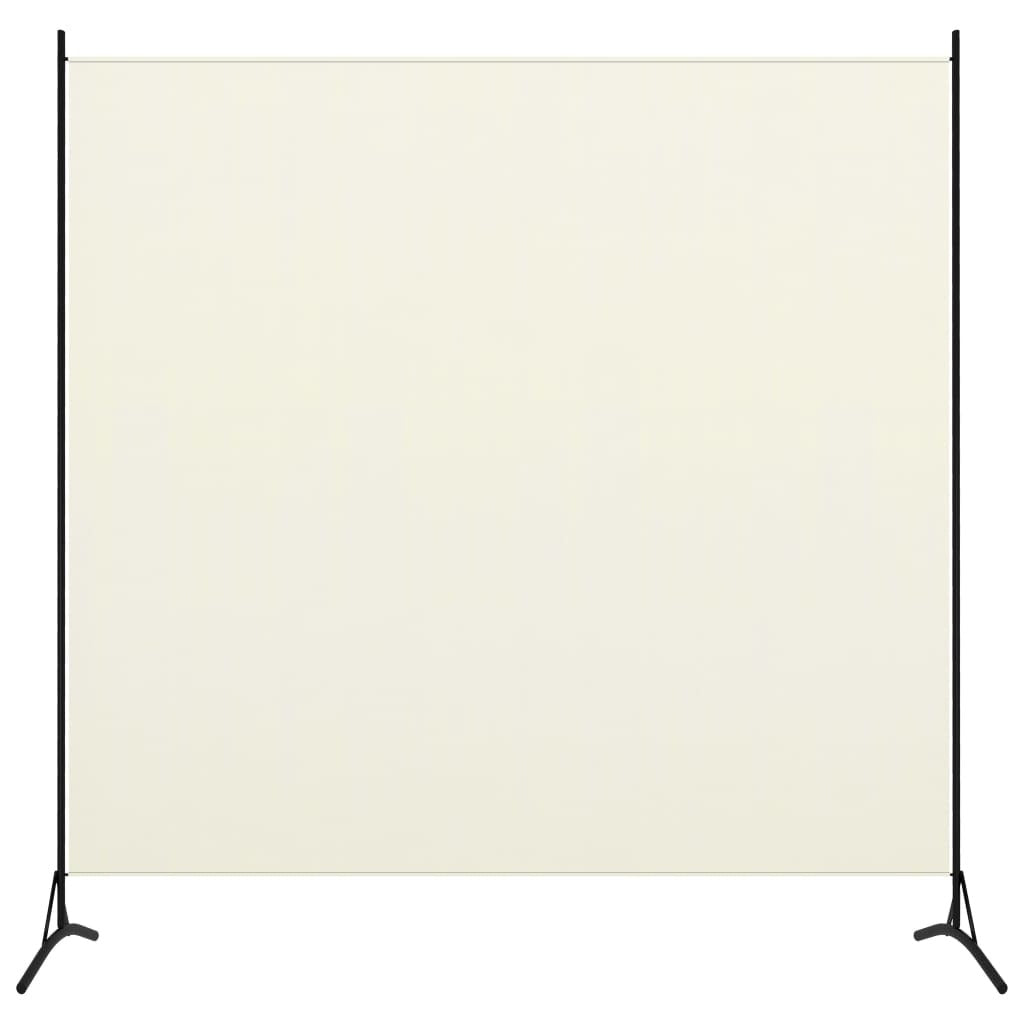 vidaXL 1-Panel Room Divider Cream White 68.9"x70.9"