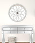 Distressed Chic Flower Metal And Wood Wall Decor - Minihomy