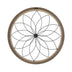 Distressed Chic Flower Metal And Wood Wall Decor - Minihomy