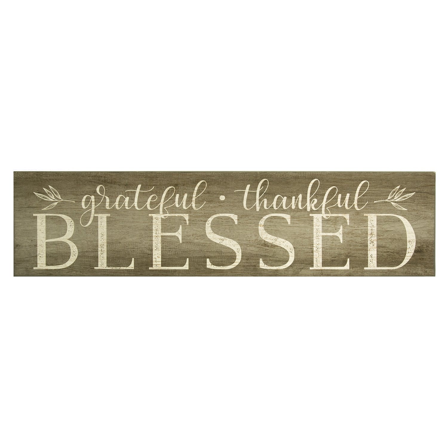 Grateful  Thankful  Blessed Wooden Wall Decor - Minihomy