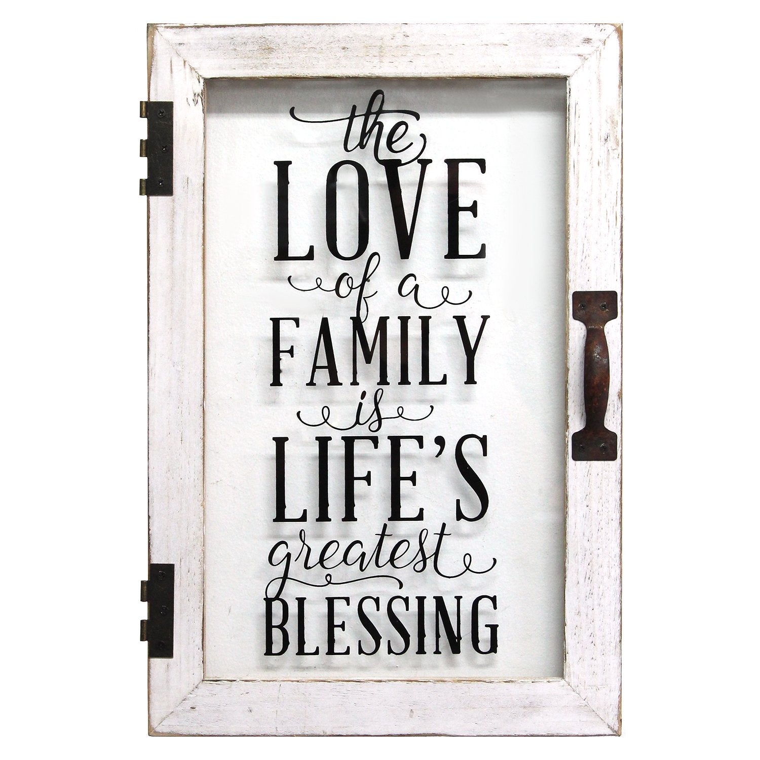 Life's Blessings" Metal Wood Wall Decor - Minihomy