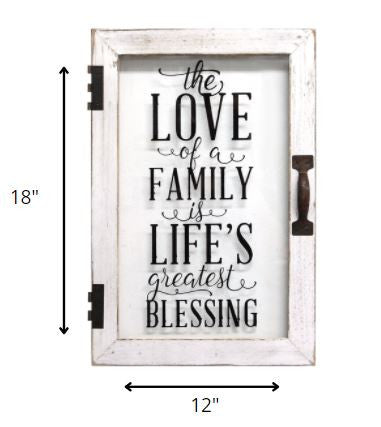 Life's Blessings" Metal Wood Wall Decor - Minihomy