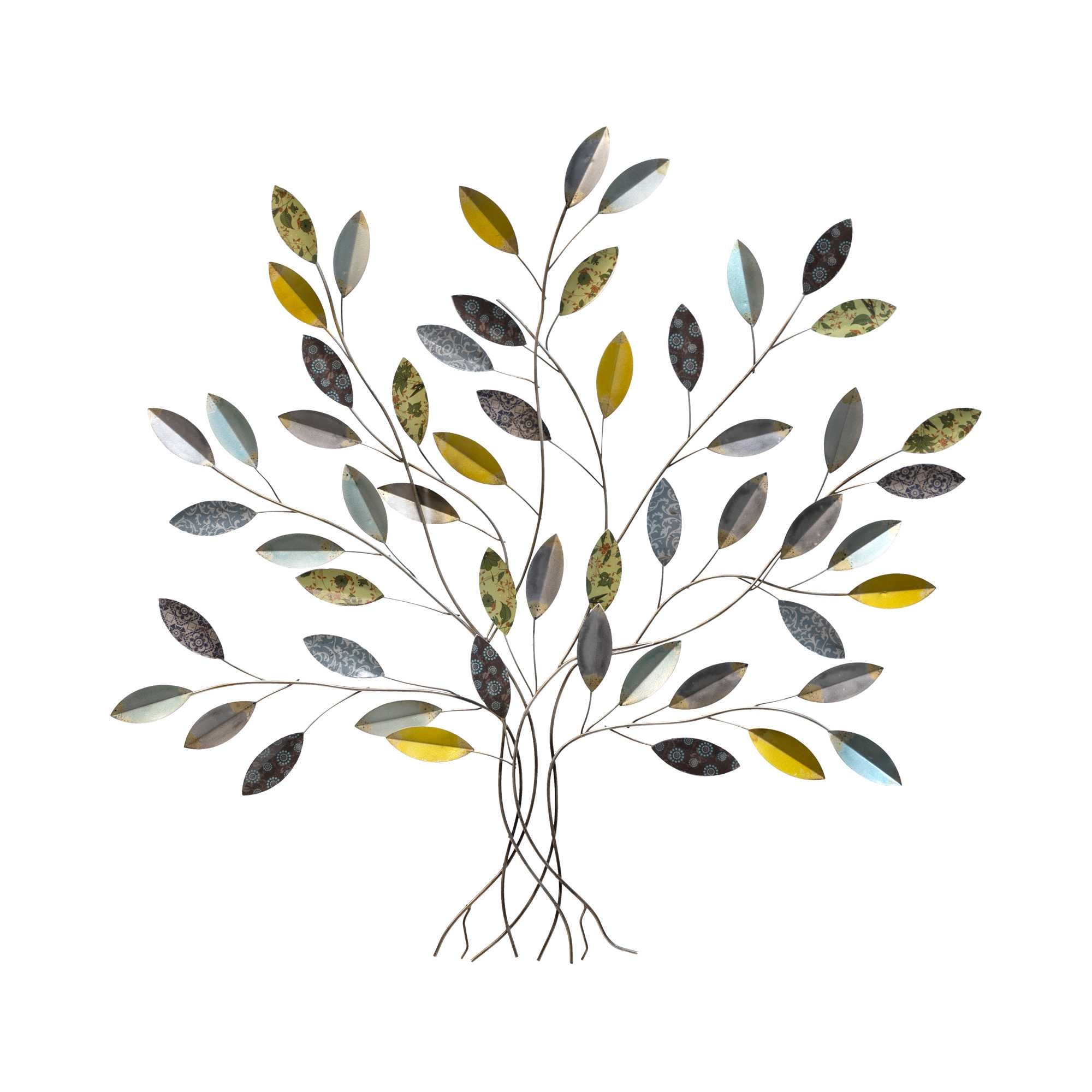 Whimsical Metal Tree Wall Decor