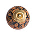 1.5" X 1.5" X 1.5" Orange Gold And Black  Knobs 8 Pack - Minihomy