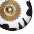 1.5" X 1.5" X 1.5" Black White And Gold  Knobs 8 Pack - Minihomy