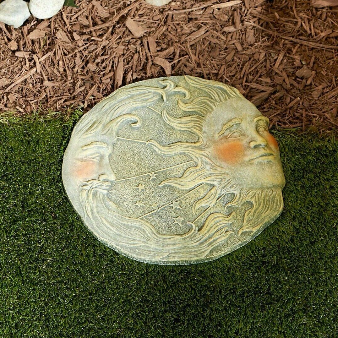 Moon and Sun Wall or Garden Plaque - Minihomy