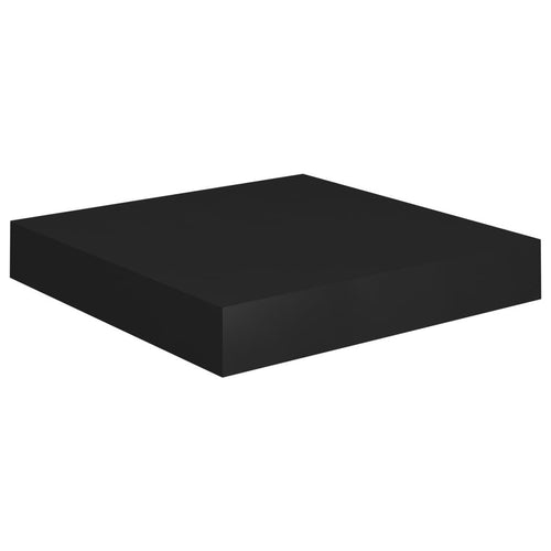 vidaXL Floating Wall Shelf Black 9.1