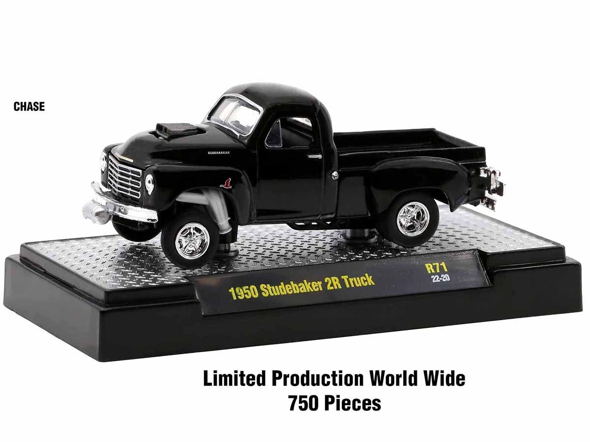 "Auto Trucks" 6 piece Set Release 71 IN DISPLAY CASES Limited Edition to 9600 pieces Worldwide 1/64 Diecast Model Cars by M2 Machines
