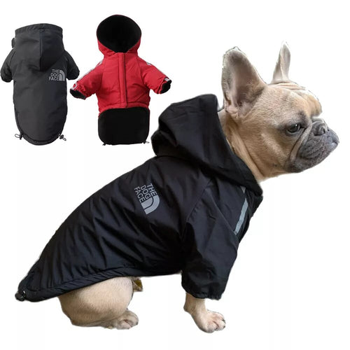 Autumn Winter Pet Dog Waterproof Warm Coat Cotton Hooded Jacket