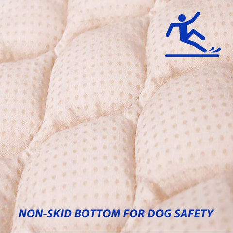 Furrybaby Dog Bed Mat Soft Crate Mat with Anti-Slip Bottom Machine Washable Pet Mattress for Dog