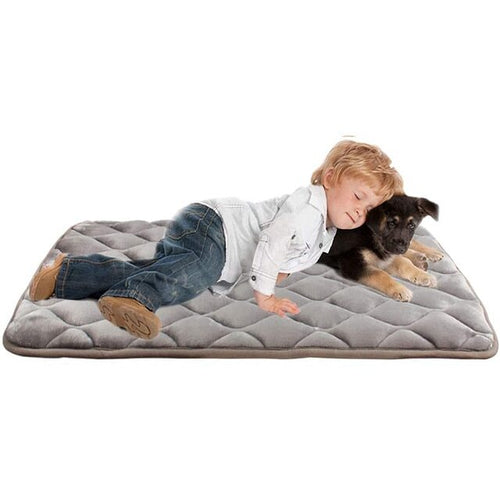 Furrybaby Dog Bed Mat Soft Crate Mat with Anti-Slip Bottom Machine Washable Pet Mattress for Dog