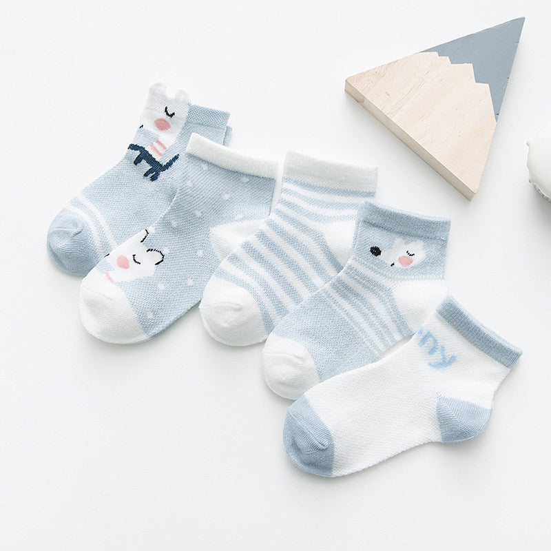 Cotton Newborn Breathe Socks Kids