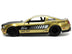 2010 Ford Mustang GT Gold Metallic with Black Graphics and Hood "Tom's Racing" "Bigtime Muscle" Series 1/24 Diecast Model Car by Jada - Minihomy