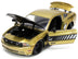 2010 Ford Mustang GT Gold Metallic with Black Graphics and Hood "Tom's Racing" "Bigtime Muscle" Series 1/24 Diecast Model Car by Jada - Minihomy