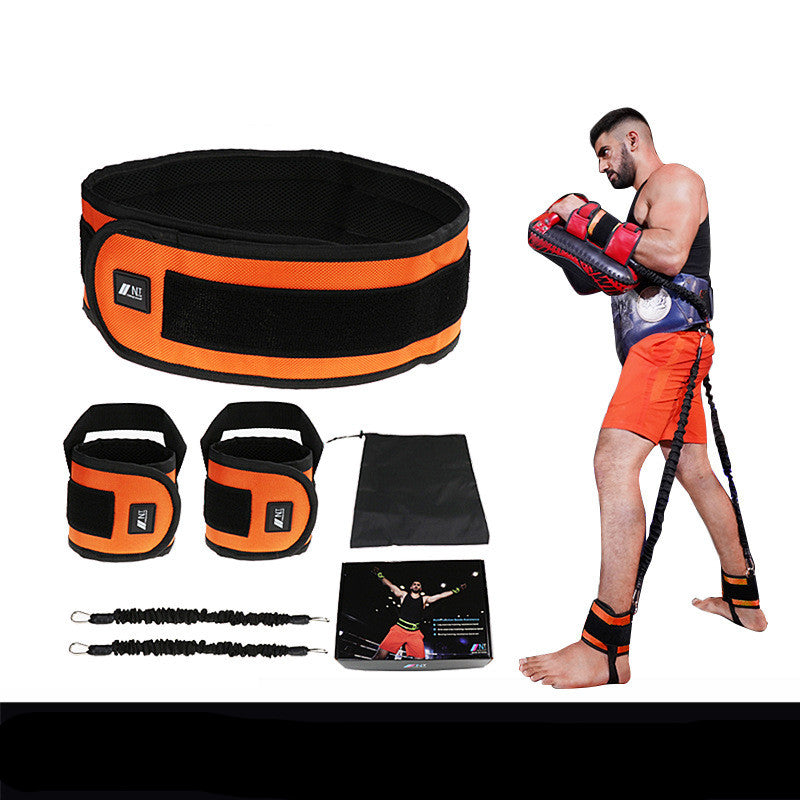 Leg Squat Boxing Combat Training Resistance Bands Fitness Combat Fighting Resistance Force Agility Workout Exercise Equipment - Minihomy