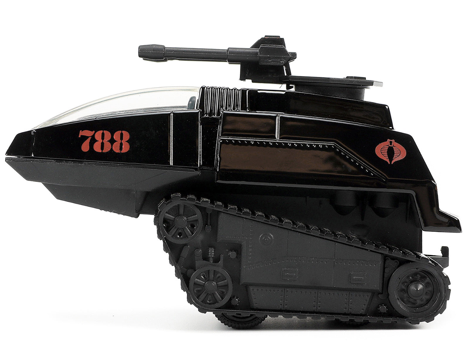 H.I.S.S. Tank #788 with Turret and Destro Diecast Figure "G.I. Joe" "Hollywood Rides" Series 1/32 Diecast Model Car by Jada - Minihomy