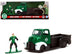 1952 Chevrolet COE Pickup Truck Green Metallic and Black and Green Lantern Diecast Figure "DC Comics" - Minihomy