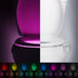 8 color toilet lamp hanging human toilet cover light induction of creative gifts - Minihomy