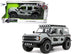 2021 Ford Bronco Gray with Black Stripes with Roof Rack "Own the Night" "Just Trucks" Series 1/24 Diecast Model Car by Jada - Minihomy