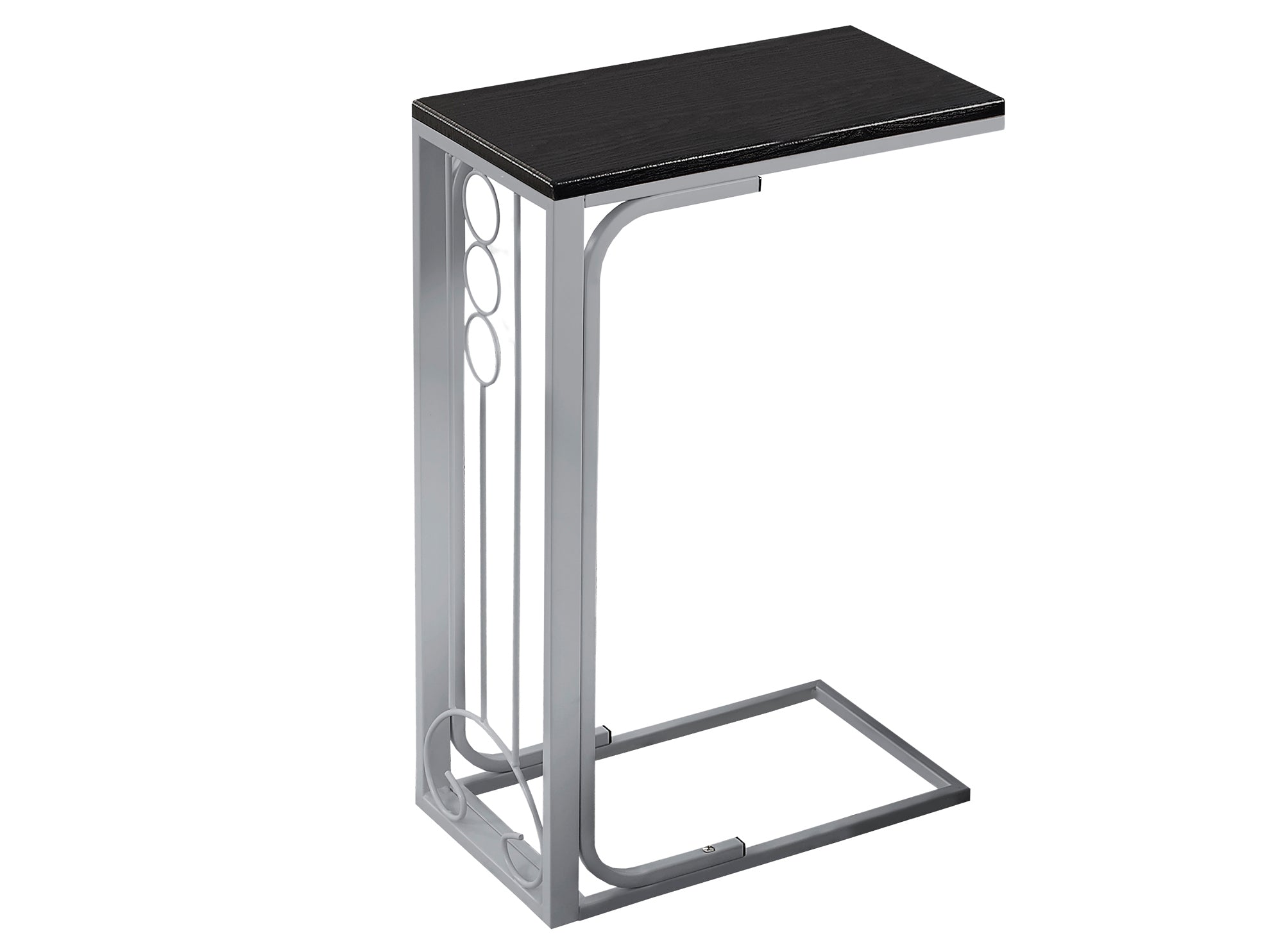 60" Gray And Black End Table - Minihomy