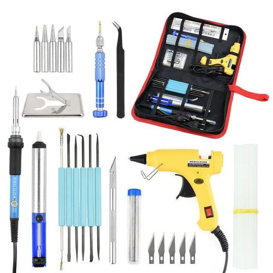 Thermostat electric iron high power temperature soldering iron repair internal heat soldering iron welding tool electric iron set