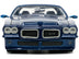 1971 Pontiac GTO Dark Blue Metallic "Bigtime Muscle" Series 1/24 Diecast Model Car by Jada - Minihomy