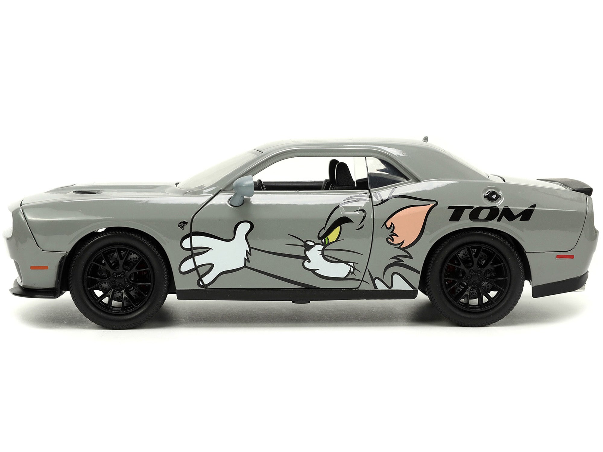 2015 Dodge Challenger Hellcat Gray with "Tom" Graphics and Jerry - Minihomy