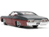 1967 Chevrolet Impala SS Gray and Burgundy with Burgundy Interior "Bigtime Muscle" Series 1/24 Diecast Model Car by Jada - Minihomy