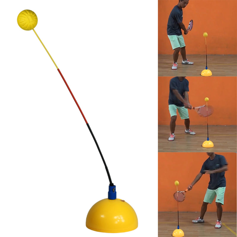 Portable Tennis Trainer Practice Rebound Training Tool - Minihomy