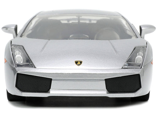 Lamborghini Gallardo Superleggera Silver Metallic with Yellow Stripes 