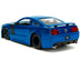 2006 Ford Mustang GT Blue Metallic with Matt Black Hood and Stripes "Bigtime Muscle" Series 1/24 Diecast Model Car by Jada - Minihomy